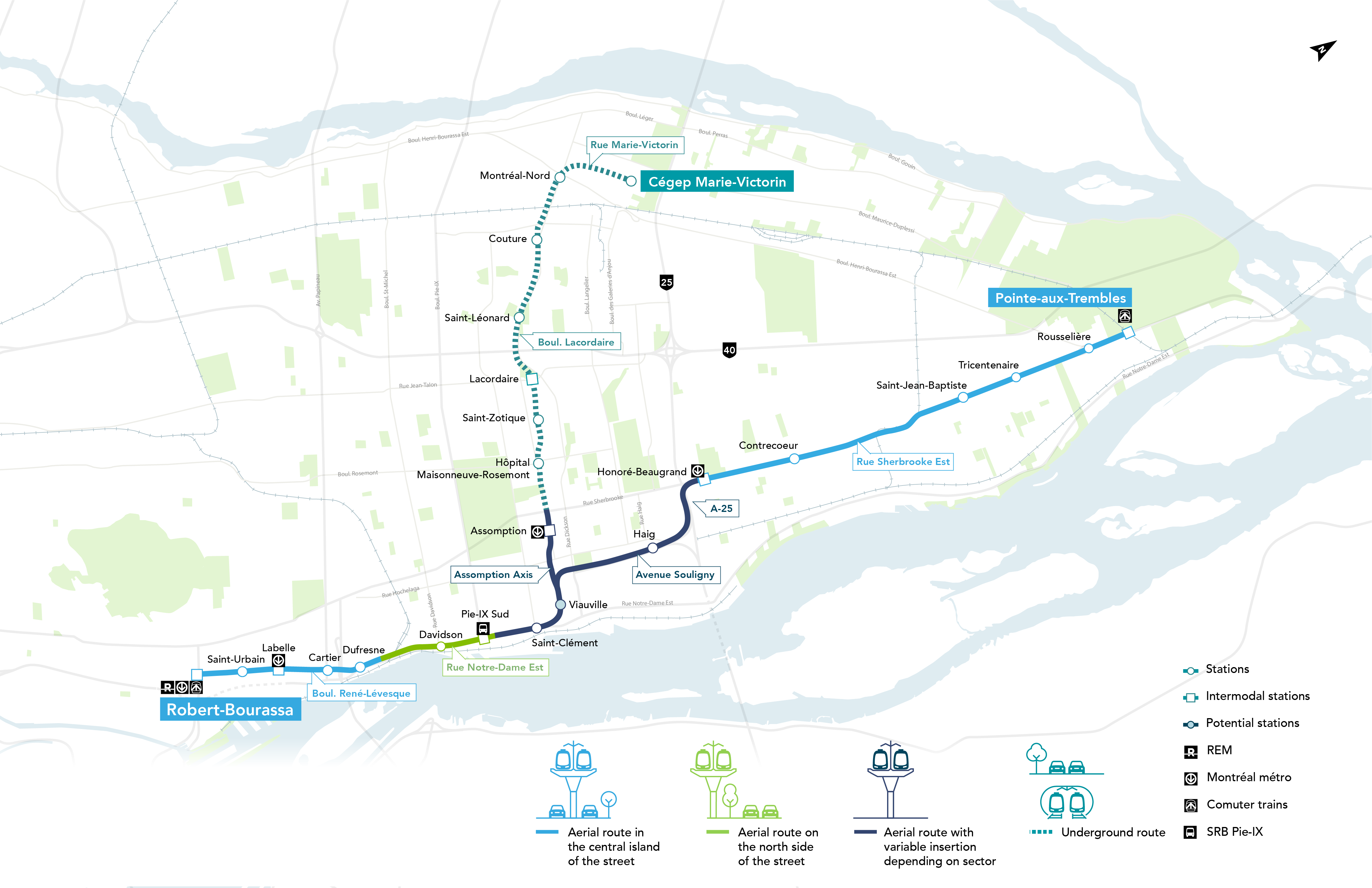 This Montreal Metro Map Shows The City's Future Transit MTL Blog